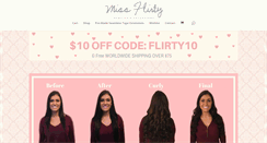 Desktop Screenshot of missflirtyhair.com